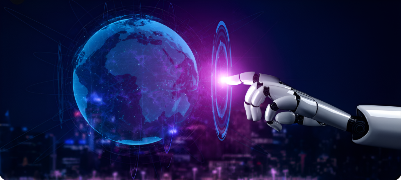 A compelling image representing AI strategy and business intelligence.